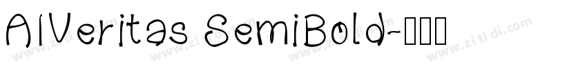 AIVeritas SemiBold字体转换